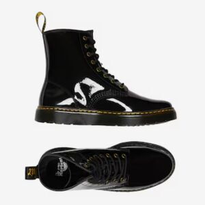 Dr Martens Zavala Patent Leather Combat Boots